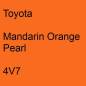 Preview: Toyota, Mandarin Orange Pearl, 4V7.